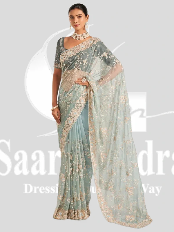 Bridal Saree Design 8